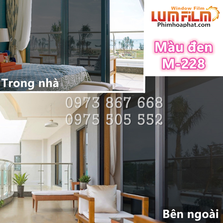 LUM-K-228 MÀU ĐEN TỐI(XUYÊN SÁNG 5%)
