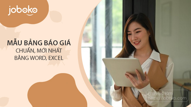 Mau bang bao gia file word excel chuyen nghiep moi nhat
