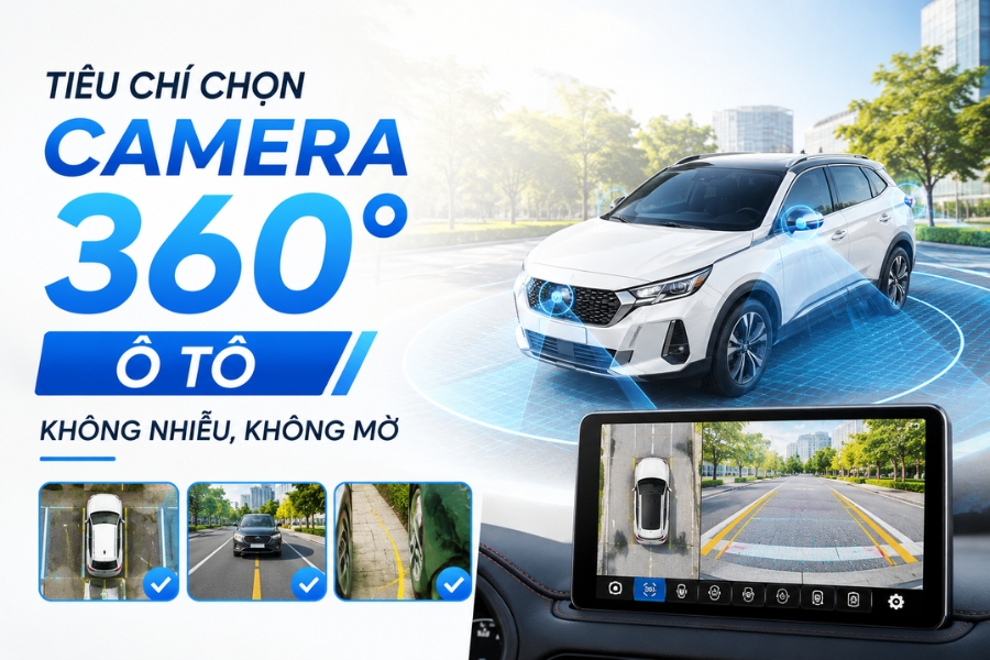 7 Bí Quyết Chọn Camera 360 Ô Tô Sắc Nét, Không Bị Nhiễu Mờ
