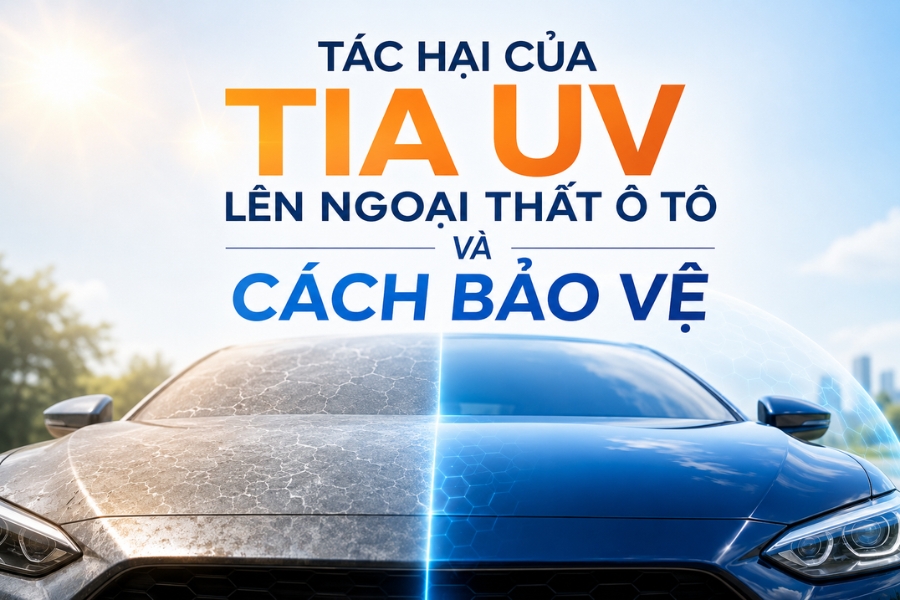 Ảnh hưởng của tia UV đến ngoại thất ô tô và cách bảo vệ