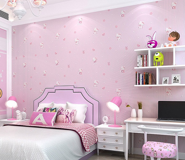 Trang trí phòng học bằng giấy dán tường