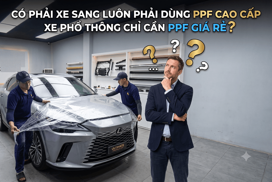Việc lựa chọn dán phim PPF loại nào sẽ dựa vào nhu cầu sử dụng thực tế của từng chủ xe