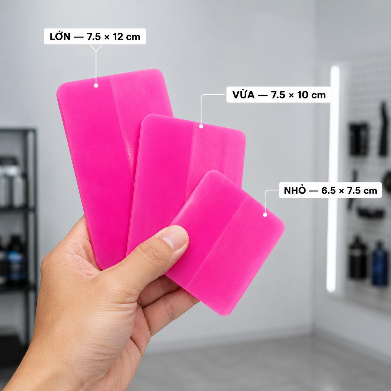 gạt cao su hỗ trợ dán ppf, decal đổi màu xe