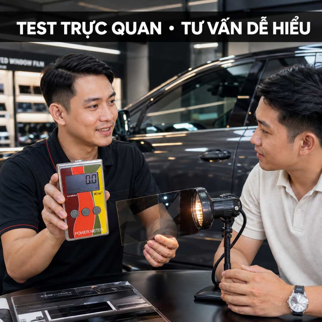 MÁY TEST CHỈ SỐ CẢN NHIỆT PHIM CÁCH NHIỆT POWER METER CẦM TAY