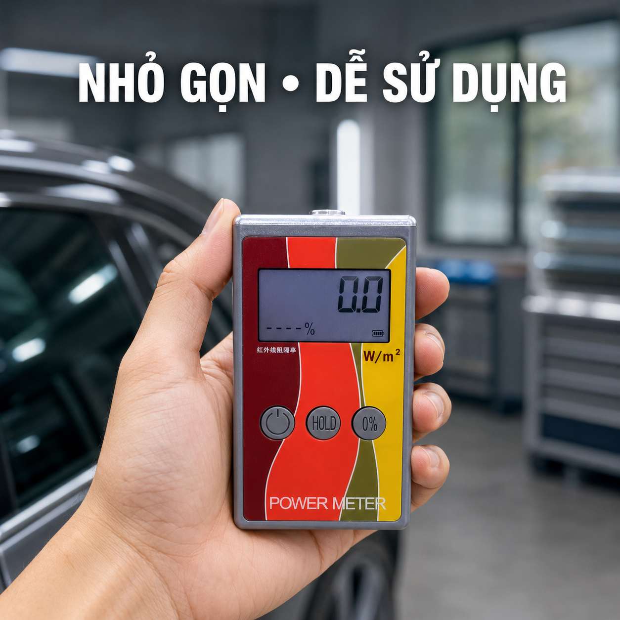 MÁY TEST CHỈ SỐ CẢN NHIỆT PHIM CÁCH NHIỆT POWER METER CẦM TAY
