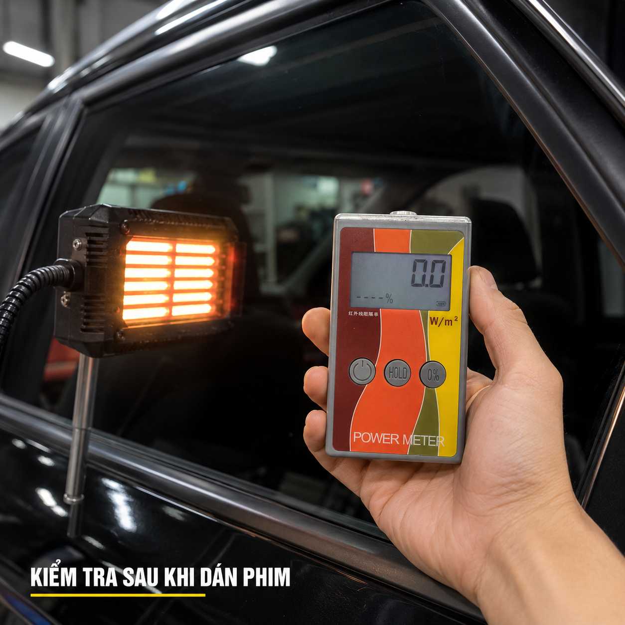 MÁY TEST CHỈ SỐ CẢN NHIỆT PHIM CÁCH NHIỆT POWER METER CẦM TAY