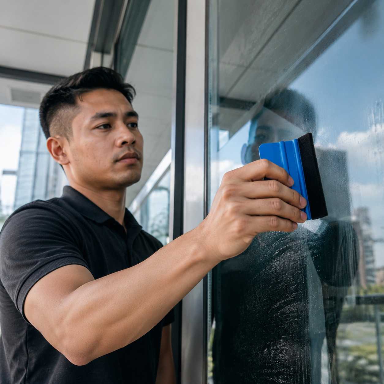 gạt phim cách nhiệt có lót vài mềm chuyên dụng gạt phim cách nhiệt — hình 5